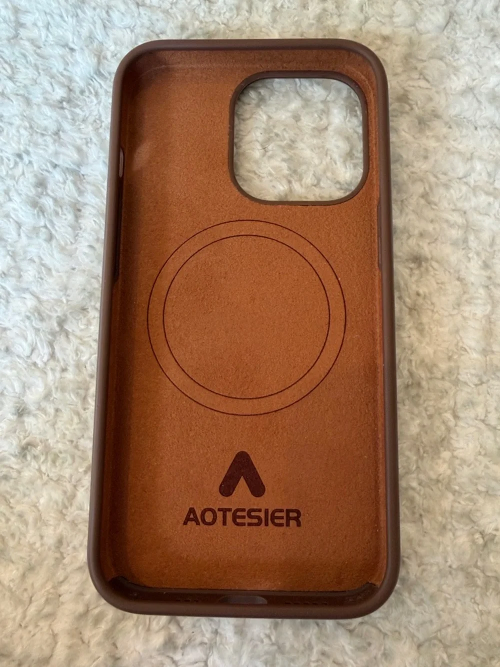 Classic Brown Silicone Phone Case - Compatible Cell Phone Protection